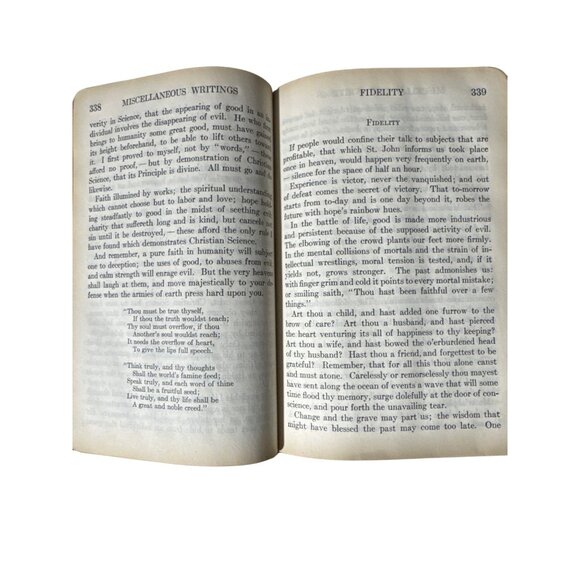 Antique Miscellaneous Writings 1883-1896 By Mary Baker Eddy Hardcover Book - Picture 14 of 16